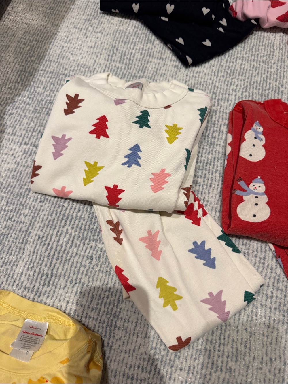 Hanna Andersson Girls Pajama Bundle | Size 5 / 110cm | 9 Complete Sets - Picture 7 of 10